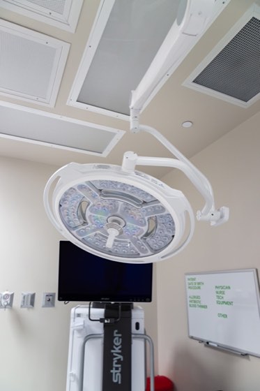 The procedure room